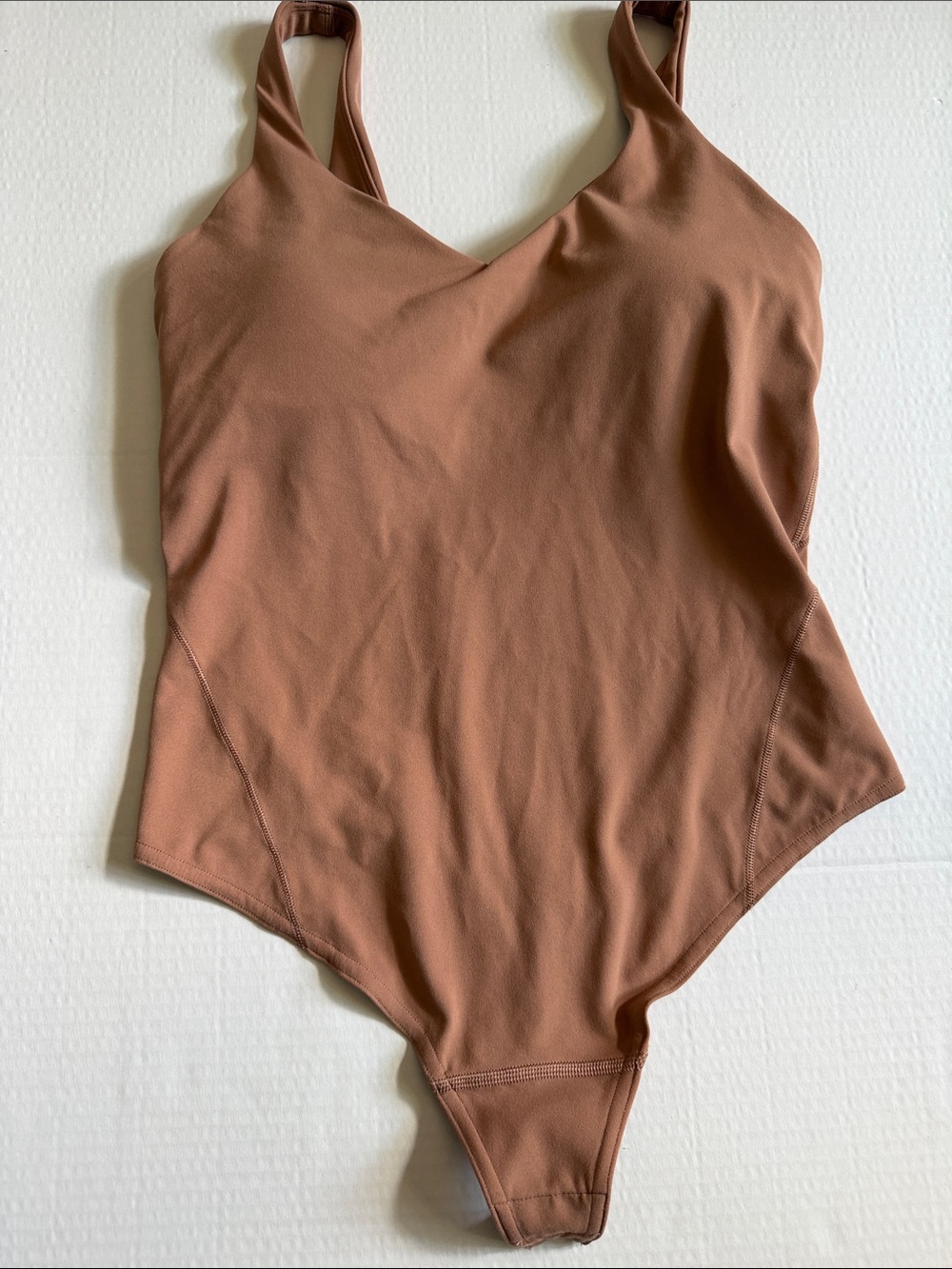 lululemon athletica Women's Bodysuit in Warm Tan Size 8